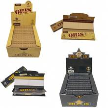 24 Packs OHIS Premium 110MM Classic Ultra-Thin Rolling Papers, 32 Papers & 32 Filter Tips Per Pack; Natural Wood Pulp Slow Burning, Favored By Hand-Rolled Enthusiasts, Also An Excellent Gift Choice For Mother's Day, Father's Day, Valentine's Day, Christmas And Other Important Holidays. - Multicolor - View 1