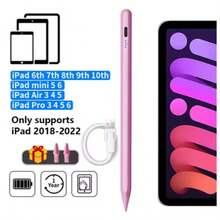 升级版触控笔，兼容 iPad 第 9/10 代，具备防误触和倾斜感应功能，支持快速充电；兼容 iPad Pro 11/12.9 英寸（第 3/4/5 代）、iPad Mini 5/6、6/7/8 代、iPad Air 第 3/4/5 代（2018-2024 年款），电池容量 90mAh。 - 彩色 - 查看 13