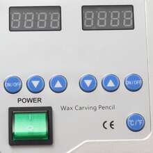 Lápiz eléctrico para tallar cera, electrodomésticos, tallado y moldeado de patrones de cera, herramientas dentales - Gris - Ver 3