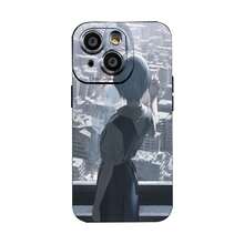 Funda para teléfono Ethereal Reflection Anime Compatible con fundas para teléfonos   17  16 Pro Max  15 Pro Max  13 y  12 Acabado mate resistente al agua, a prueba de caídas y arañazos Un gran regalo para familiares, amigos, seres queridos, novios/novias y para Navidad - Negro - Ver 2