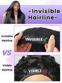 卷曲直发半假发 3合1翻转抽绳卷发假发 女士Yaki直发真人发 无需胶水佩戴 无缝翻转发箍马尾假发 新手友好型发箍假发 - SNatural - 查看 10