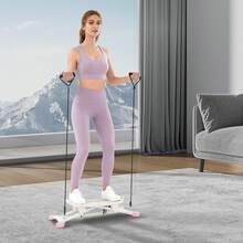 Ski Machine - Pink + White - View 2