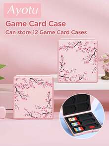 Ayotu Sakura Tree Pattern Game Console Shell And Accessories Compatible With Switch/Switch OLED/Switch Lite, Including Protective Case, Storage Bag, Dock Shell, Console Dust Cover, Game Card Case, Controller Grip, Etc. Suitable For Christmas, Spring Romance, Valentine's Day, Back To School And Other Occasions As Gifts - Multicolor - View 17