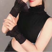 1pc Women's Elegant Lace Collar Shawl Detachable Collar - Versatile Fashion Accessory, Breathable Polyester - Multicolor - View 8