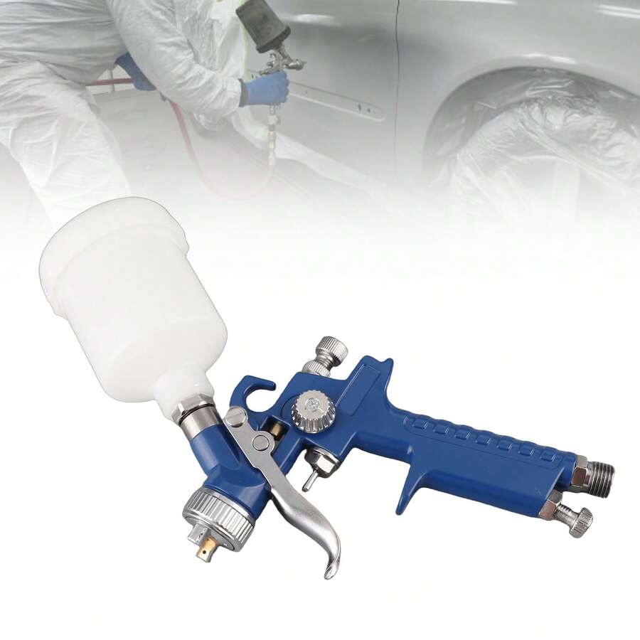 Pistola pulverizadora de pintura neumática para recubrimiento de automóviles, pintura de retoque de muebles, ropa de cuero de alta atomización - A - Ver 1