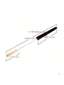 1 chiếc chổi cọ tản nhiệt bằng lông dê dài 72cm - Dùng để vệ sinh các bộ tản nhiệt phẳng. - Nhiều màu - Xem 8