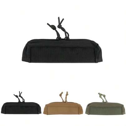 1 pieza Mochila táctica mini MK4 con cremallera y accesorio de expansión, chaleco modular de almacenamiento para deportes al aire libre, equipo de supervivencia para senderismo, organizador EDC compacto