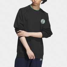 Adidas New Women's Sports Long-Sleeved Casual Pullover Sweatshirt - Black - View 4