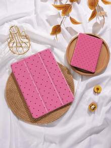 Polka Dot & Minimalist Pattern Tablet Protective Case, Compatible With IPad 9.7/10.2/10.5/10.9/12.9/Pro 11 (10th Gen), Galaxy Tab S6 Lite 10.4", Kindle Paperwhite 12th Gen (2024), Kindle 11th Gen (2022), Offers Soft Shock-Proof Protection, Supports Smart Stand/Auto Wake/Sleep Function - Nhiều màu-6 - Xem 5