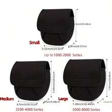 Fishing Reel Protective Bag, Suitable For Baitcasting Reel - Black - View 4