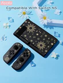 Compatible With New Switch 2 (2025)/Switch NS/Switch OLED, Shark, Space, Strawberry, Heart-Shaped Themed Protective Case, Can Be Used On The Docking Station Without Removing The Case, Universal Game Controller Protective Cover, Anti-Fall And Anti-Scratch, Suitable For Autumn/Winter, Back To School, Christmas, Valentine's Day And Other Holidays As Gifts - Multicolor - View 21