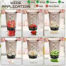 1pc Multi-Function Vegetable Cutter, Slicing, Dicing, Mincing, Kitchen Utensil - Multicolor - View 2