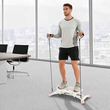 Ski Machine - Pink + White - View 3