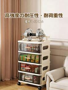 Storage Box, Drawer Cabinet For Bedroom, 4/5 Tier Chest, Transparent Panel, Stackable, No Assembly Required, Space-Saving, Stylish Design, For Organizing Clothes, Miscellaneous Items, Snacks, Etc., Suitable For Rentals, Single Living, And Small Homes, Multipurpose Storage Furniture - Nhiều màu - Xem 8