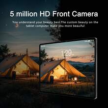 Qetupa 10.1-Inch Android 15 Tablet, Equipped With Protective Case, Keyboard And Mouse, 8GB RAM + 256GB ROM (Expandable Up To 1TB Via MicroSD Card), MTK6771 Octa-Core 2.0GHz Processor, HD (1280x800) IPS Touchscreen, 5MP Front Camera And 13MP Rear Camera - Baby Blue - View 5