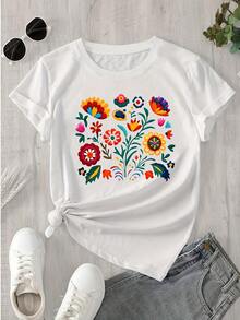 Women T-Shirts - 白色 - 查看 1