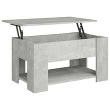 vidaXL Couchtisch Betongrau 79x49x41 Cm Holzwerkstoff - Grigio - Visualizzare 2