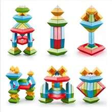 Montessori Toys for 1 2 3 4 5 Year Old Boys Girls Toddlers Preschool Learning Activities 30Pcs Building Blocks Stacking Educational Toys STEM Sensory Toys Gifts for A 1-2 2-4 - Multicolor - Ver 7