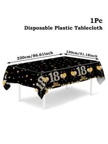1 Khăn trải bàn sinh nhật màu đen vàng, 220*130cm, Khăn trải bàn nhựa chúc mừng sinh nhật, 30, 40, 18, 21, 50, 60, 70 tuổi, Khăn trang trí tiệc sinh nhật, Trang trí sinh nhật, Đồ dùng tiệc sinh nhật, Quà tặng sinh nhật, Trang trí bàn tiệc sinh nhật, Trang trí nhà cửa, Trang trí nhà bếp, Trang trí bàn, Quà lưu niệm tiệc sinh nhật - vàng đen - Xem 13