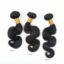 1pc/3PCS Body Wave Bundles Human Hair 10A Brazilian Hair Bundles For Women Natural Human Hair Weave Extensions Soft Natural Black - Natural Black - View 15