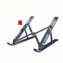 Podstawka pod laptopa, podstawka chłodząca na biurko, składana, przenośna, regulowana, aluminiowa, do laptopa, tabletu i biura - Wielokolorowe - Zobacz 5