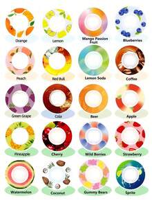 Fruit Flavored Mug Spice Rings, Round Mug Spice Rings, Creative Interesting Spice Rings, Fruit Flavored Spice Rings, Drinkware - Multicolor - View 3