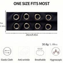 朋克金属圈 Y2K 时尚弹力发箍，复古头饰组合 - 彩色 - 查看 3