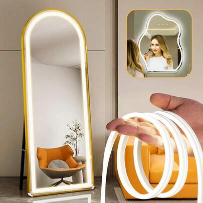 1 dải đèn LED neon trắng dài 196,85 inch, cấp nguồn USB, màu đơn sắc không điều chỉnh độ sáng, chủ đề không gian, có nút điều khiển, thích hợp trang trí nhà cửa, phòng khách, xe hơi, phòng học, trung tâm mua sắm, trang trí Giáng sinh.