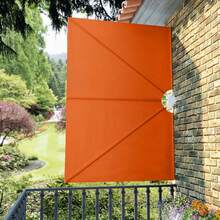 vidaXL Faltbarer Terrassen-Seitenfächer Terracotta-Rot 240*160 Cm - A - View 4