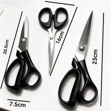 1把8英寸重型布料剪刀，采用高碳钢制成，刀刃锋利，适用于皮革、缝纫、裁剪，是家庭、办公室、艺术家、时装设计师、DIY爱好者的理想之选。 - 黑色 - 查看 8