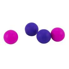 30 Pelotitas Para Futbolito, En varios colores, circunferencia perfecta, bajo bote e irrompibles. - Amarillo - Ver 4