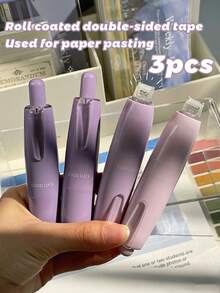 4卷装永久性双面涂层胶带,适用于剪贴簿、工艺品、艺术创作、照片粘贴,光滑洁净,返校必备 - 彩色 - 查看 20