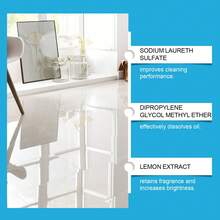 Limpiador De Azulejos Baño Azulejos Suelo De Azulejos Mármol Brillante Y Poderoso Limpiador De Suciedad - Líquido - Ver 6