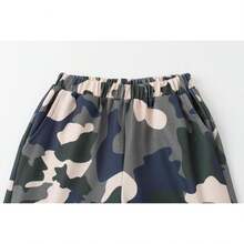 Adolescent 2 Piece Fall Sweatsuit - Long Sleeve Twist Front Shirt Wide Leg Pants Set - No Camo - View 5