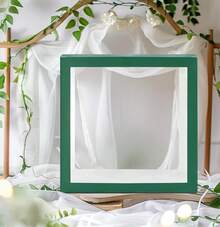 Elegant Green Card Box For Wedding, Baby Shower, Graduation & Party Gifts - Green Card Box - 查看 5