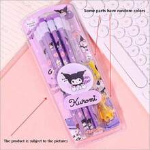Sanrio 12pcs Hello Kitty HB Pencils With Sharpener, Cartoon Patterns Of Kuromi, My Melody, Cinnamon Roll, Drawing & Office Supplies, Back To School Study Gifts - Multicolor - View 13