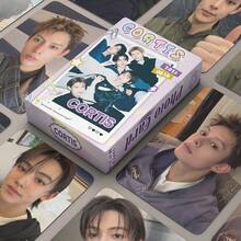 Bộ 55 thẻ ảnh LOMO của CORT1S, Album mới của CORT1S "COLOR OUTSIDE THE LINES" | GO!, What You Want | (M/A/RTIN, JAMES, JUHOON, SEONGHYEON, KEONHO) Thẻ quà tặng dành cho người hâm mộ, Thẻ kỷ niệm thần tượng hai mặt - Nhiều màu - Xem 11