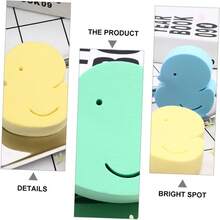 1/3pcs Soft & Elastic Duck-Shaped Children Bath Sponge: Thick, Gentle, High Elasticity, Better Grip - For Exfoliating Skin And Smooth Complexion - Multicolor - View 5