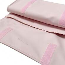 UnionPlus Travel Jewelry Roll, Faux Leather Necklaces Organizer Bag, Elastic Band And Anti-Winding, Petal Pink - KulitKelopakMerah Muda - View 7