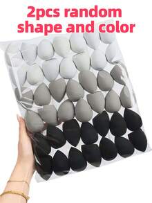 1pc/2pcs/3pcs/4pcs/6pcs/12pcs/16pcs Random Color & Shape Makeup Sponge Set, Makeup Sponge, Multi-Color Latex-Free Water Drop Shaped Sponge, Dry & Wet Dual Use For Foundation Blending, Suitable For Cream, Powder, Liquid, Easy To Use,Giveaways,Travel,Cheap Stuff,Travel Essential - Multicolor - View 12
