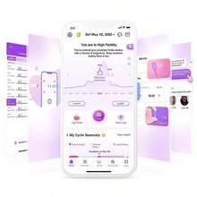 Kit de predictor de prueba de ovulacion: prueba de filidad precisa para mujeres anco de 5 mm tiras de prueba de filidad 50 tiras de L - como en la foto - Ver 4