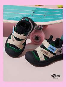 Disney 1 Pair  Collaboration Children's Sneakers, Suitable For Daily Wear, Festivals, Sports, Outdoor Activities, Comfortable, Non-Slip, Breathable (Boys' Sneakers, Boys' Skate Shoes, Children's Sneakers, Girls' Sneakers, Girls' Skate Shoes) - Black - View 6