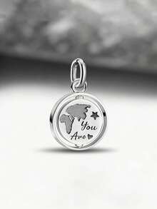 1件简约独特925纯银彩虹滑板吊坠，精致珠宝礼品，男女皆宜 - 集合4 - 查看 6