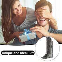 Cowboy Boot Lighter Sleeve Cover Lighter Sleeve Cover For Mini Bic J5 Accessories Decoration For Everyday Carry Or Travel Gift - Black - View 7