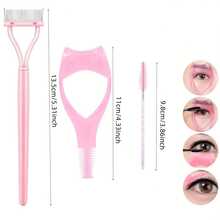 Eye Lash Mascara Guard Applicator Eyelash Comb Easy To Clean Fits Eye Shape Eyelash Brush Female Supply Mascara Brushe Makeup Brushes And Tools - Multicolor - View 10