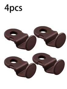 4pcs Universal Car Seat Back Hooks, Durable ABS Material, Car Storage Hanging Hooks, Suitable For Backseat, Bag Hooks, Car Interior Decor Accessories, Fit For All Vehicle Models - A - View 11