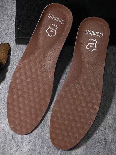 Men's Sports Insoles, Sweat-Absorbent, Antibacterial, Deodorizing, Shock-Absorbing, Breathable Cushioning For Basketball And Beach