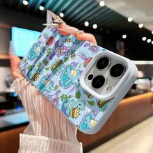 Estuche para teléfono Care Bear Burger Fun compatible con  17,  16 Pro Max,  15 Pro Max,  13 y  12 Hecho de material TPU, bordes rectos clásicos, estilo premium que brinda protección contra golpes y caídas Un gran regalo para familiares, amigos, seres queridos, novios, novias y aniversarios - Azul - Ver 5