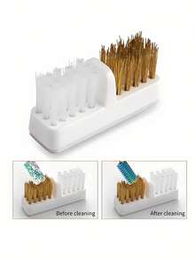 自粘式指甲锉清洁刷，指甲钻深度清洁工具，电动指甲钻，抛光头清洁刷，指甲修剪工具 - 彩色 - 查看 7