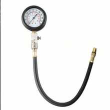 Petrol Engine Cylinder Pressure Tester For Car Compression Test Gauge Kit Set UK - Black - View 3